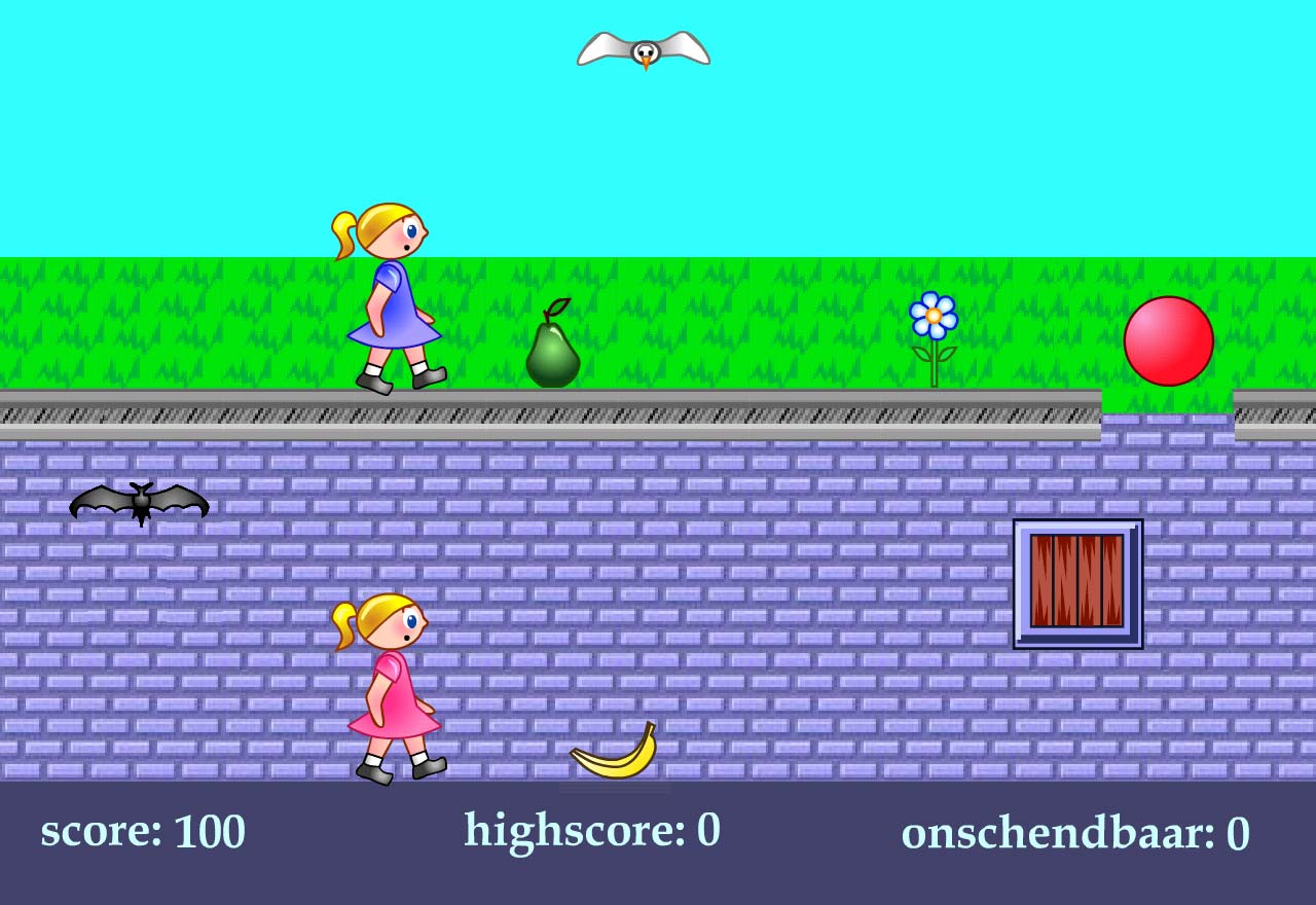 Twin game: control two characters at the same time